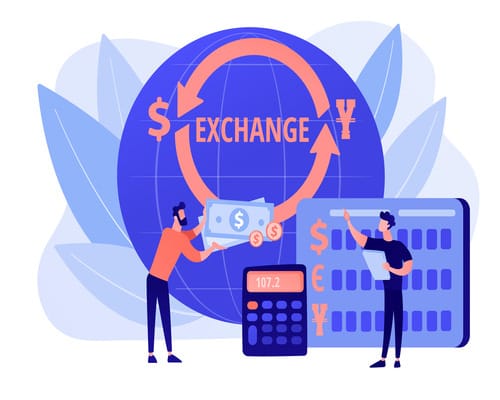 Currency exchange transactions